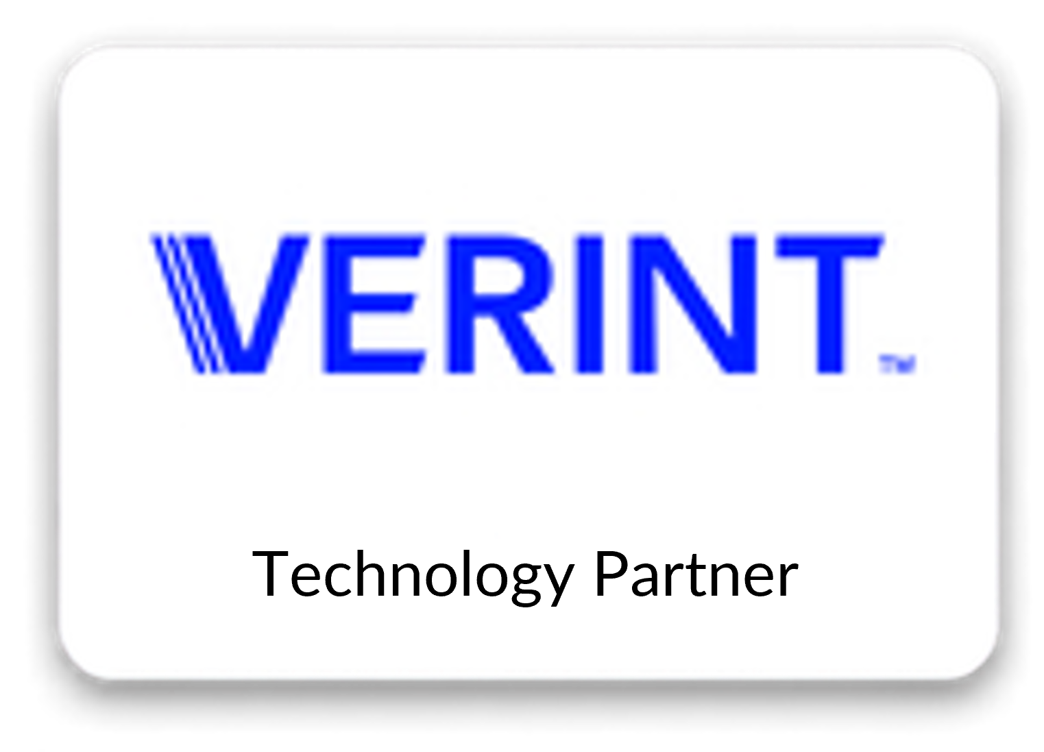 VERINT - Technology Partner