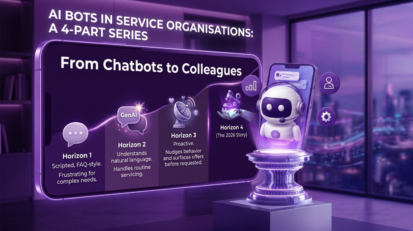 AI Bots in Service Organisations, Part 1: From Chatbots to Colleagues