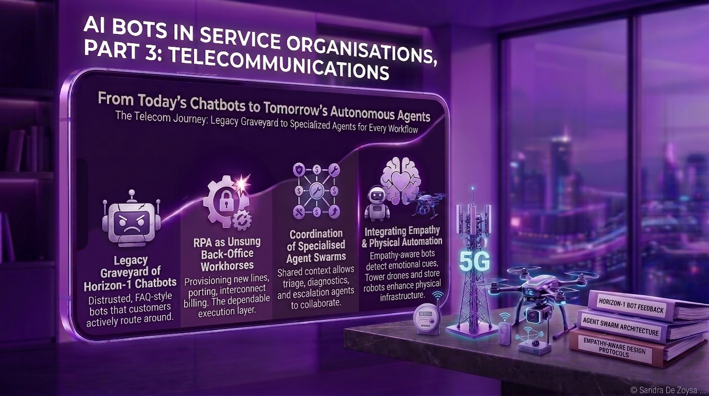 AI Bots in Service Organisations, Part 3: Telecommunications